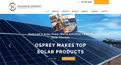 Desktop Screenshot of nuanceenergy.com